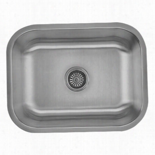 Wells Sinkware Cmu2318-9-1 Craftsmen 23"" X 17-3/4"&qu0t; X 9"" Single-bowl Topmount Stainless Steel Sink Kit