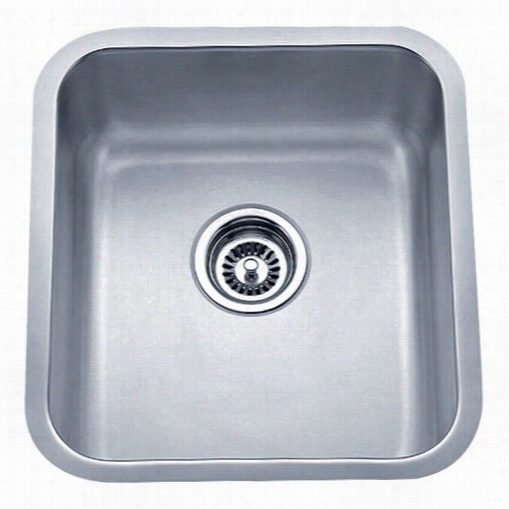 Wells Sinkware Ssu1618-8 Speciality 16-1/8"" X 18"" X 88&qot;" Single-bowl Topmount Stainless Steel Sink