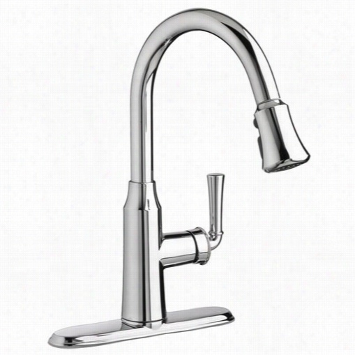 America Nstandard 4285300 Portsmouths Ingle Levr Pull Dow N Kitchen Faucet