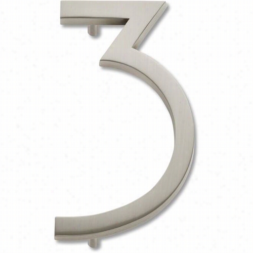 Atlas Homewares Avn3 Modern Avalon 4-1/2"" No. 3 House Number