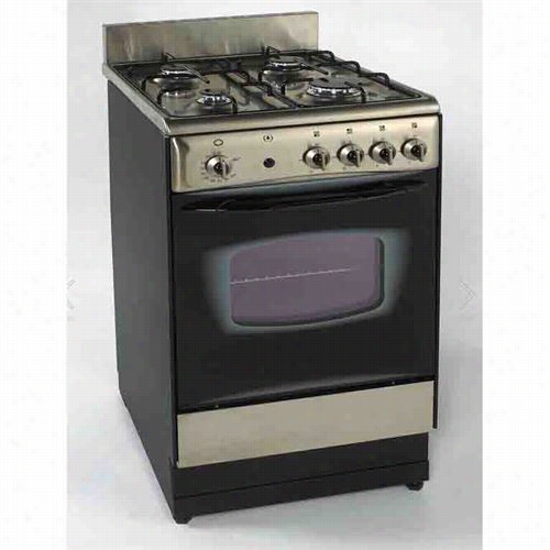 Avanti Dg201bs 20"" Edluxe Gas Range In  Stainless Steel