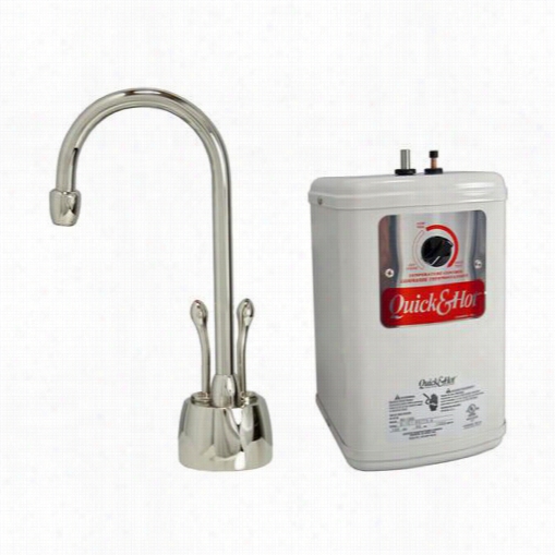 Barclay I7236-pn Hot & Cold Water Dispenser In Polished Nickel With Heating Tank