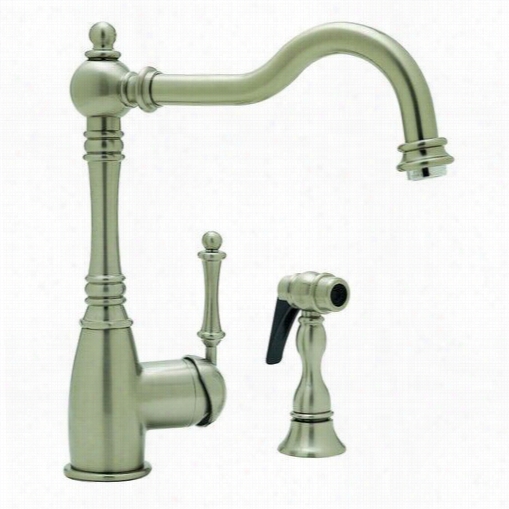 Blanco 440685 Grace Single Handle Kitchen Faucet With Side Spray