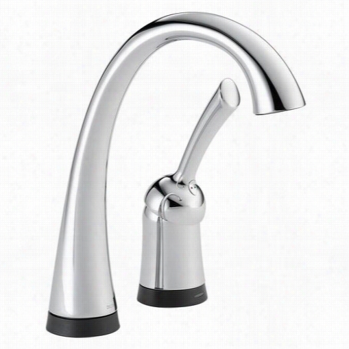 Delta 1980t-dst Pilar Sing Le Handle Electronic Abr Faucet Inn Chrome With Touch20 And Diamond Seal Technology