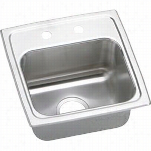 Elkay Blr1516 Lustertoone Hospitality Sink Through  3.5"" D Rain