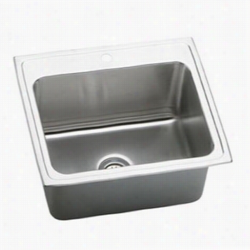 Elkay Dlr252210 Lustdrtone 10"&uot; Deep Single Bowl Dr Op In Sink