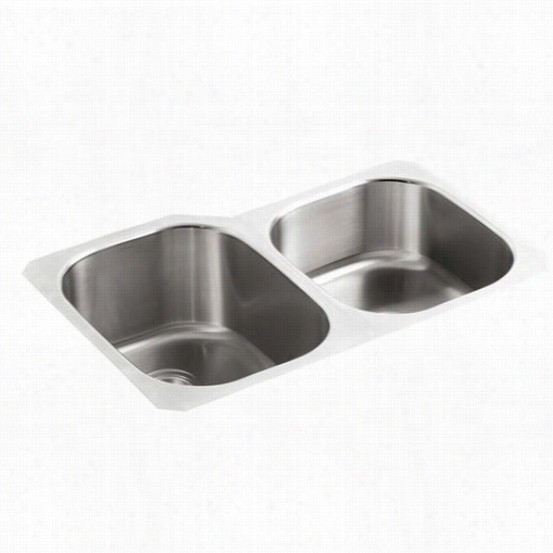 Kohler K-3150-na Undertone Large / Medium Undercounter Kitchen Double Sink