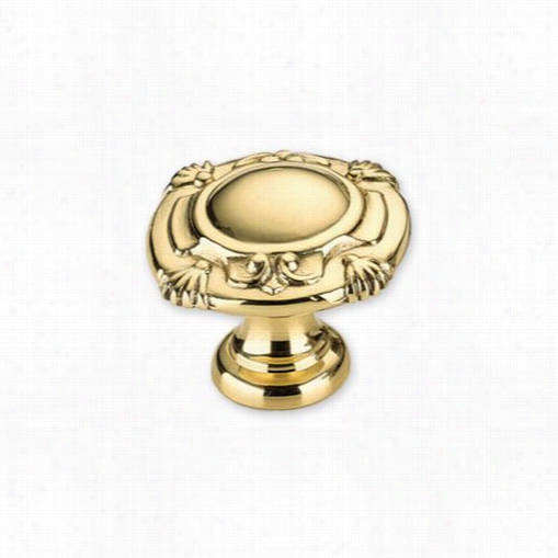 Omnia 7430/47 1-7/8"" Solid Brass Knob