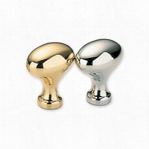 Omnia 9105/35 1-2/8"&quuo T; Solid Brass Knob