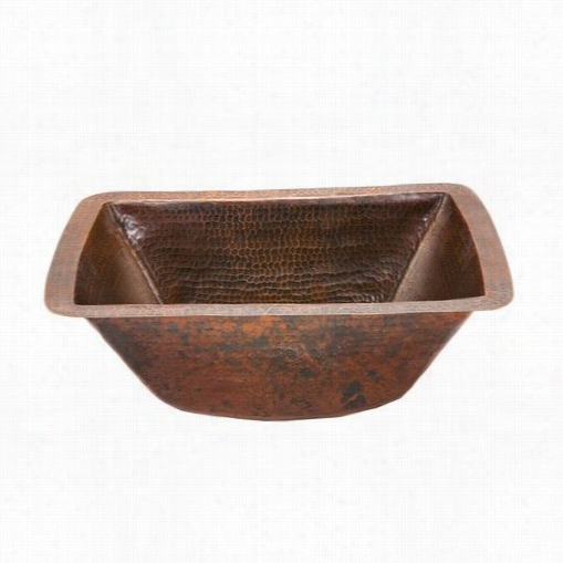 Premier Copper Brecdb2 Rectangle Copperr Bar Sink In Oli Rubbed Bronze With 2"&qult; Drain