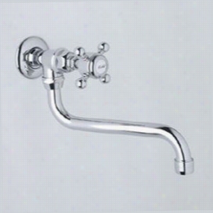 Rohl A1444xm-2 Pot Filler Single Tap With Cross Handle