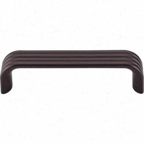 Top Knobs Tk262wheel Modern Deco 3-3/&4quot;" Cc Pull In Oil Rubbed Bronze