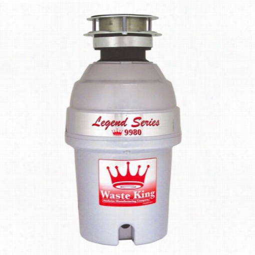 Waste King 9980 1 Hp Connected Feed Legend 3 Bolt  Mount Garbage Disposer