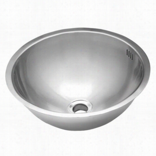 Wells Sinkware Jzu1717-7 Jazz 16-1/4"" X 16-1/4"" X 7&qot" Single-bowl Topmount Spotless Steel Sink