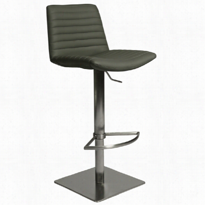 Contemporary Berkeley Modern Gray 17 3/4-inch-w Barstool