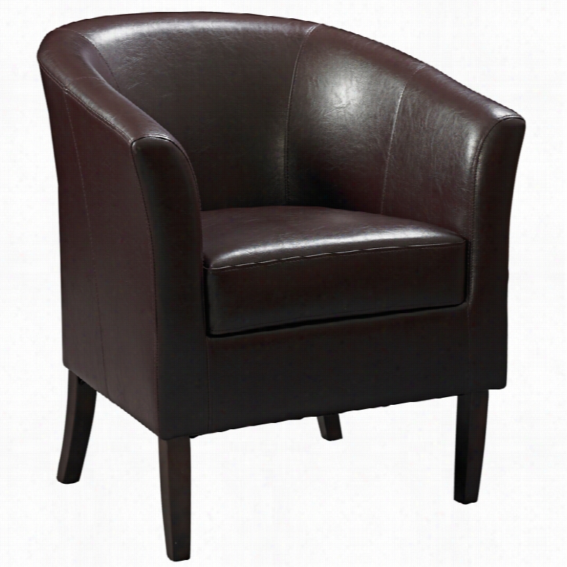 Contemporary Blackberry 28 1/-inch-w Simon Club Chair