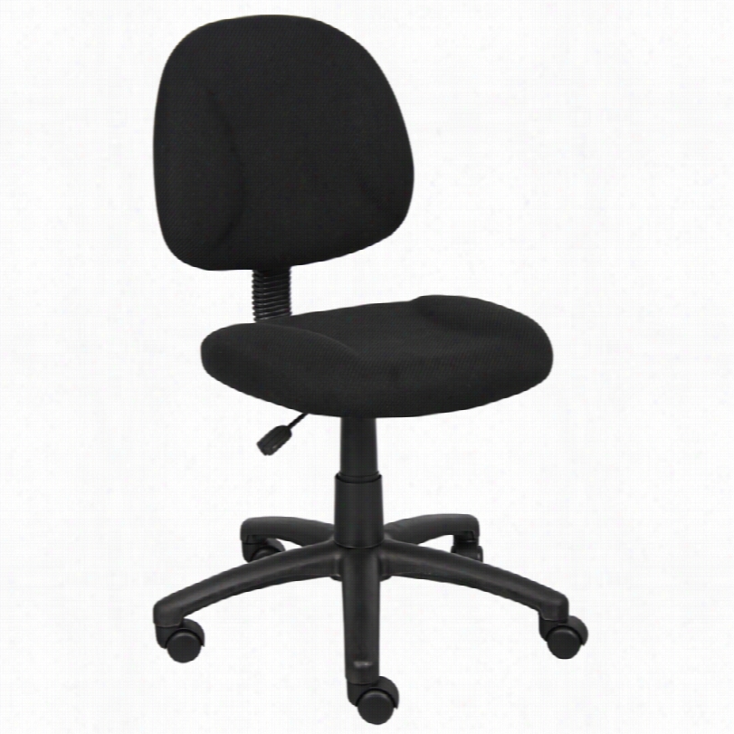 Contemporary Boss Black Adjustable 25-inch-w Deluxe Position Chair