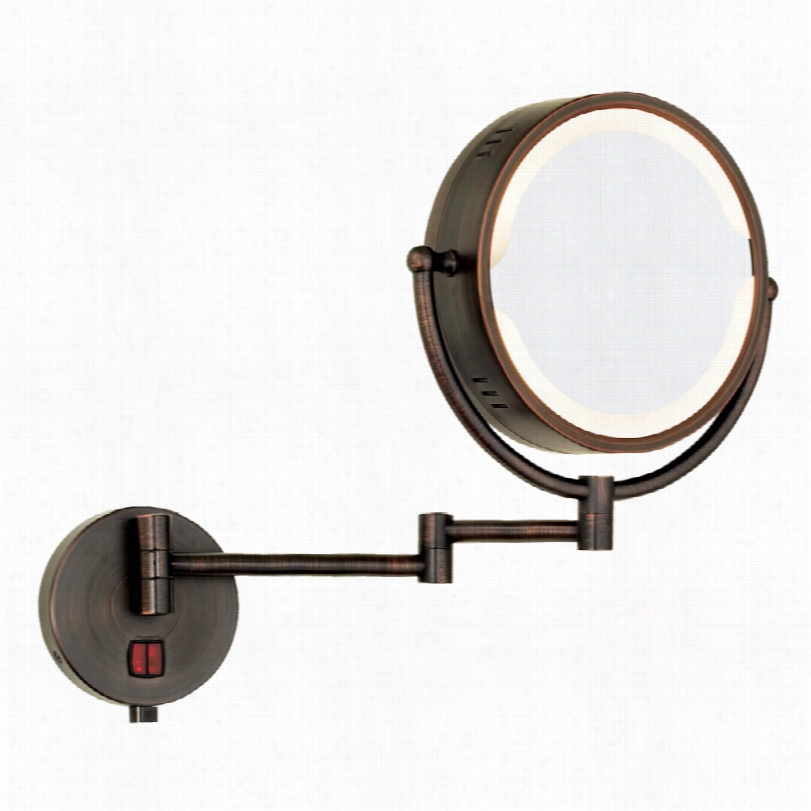 Contemporary Brozneb Rass Plug-in Swing Arm Mirror-8 1/2x8 1/2