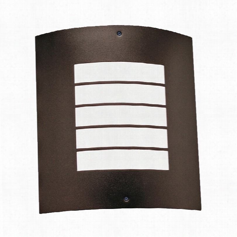 Contemporary Contemporary Grid 10 1/4-inch-h Ou Tdoor Wall Light