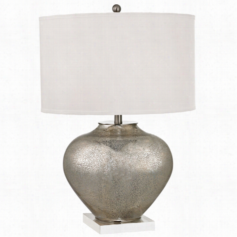 Contemporary Dimond Eednbridge Mercury Glass Led 28-inch-h Tabl Lamp