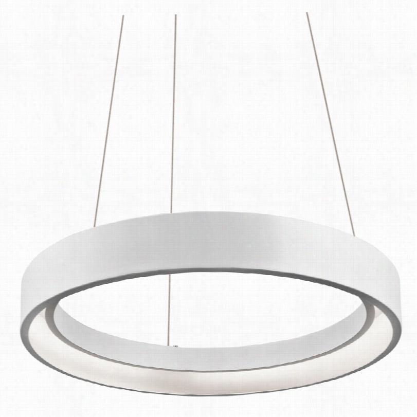 Contempoorary Elaan Fornello Dimmable Led Wihte Pendant Light