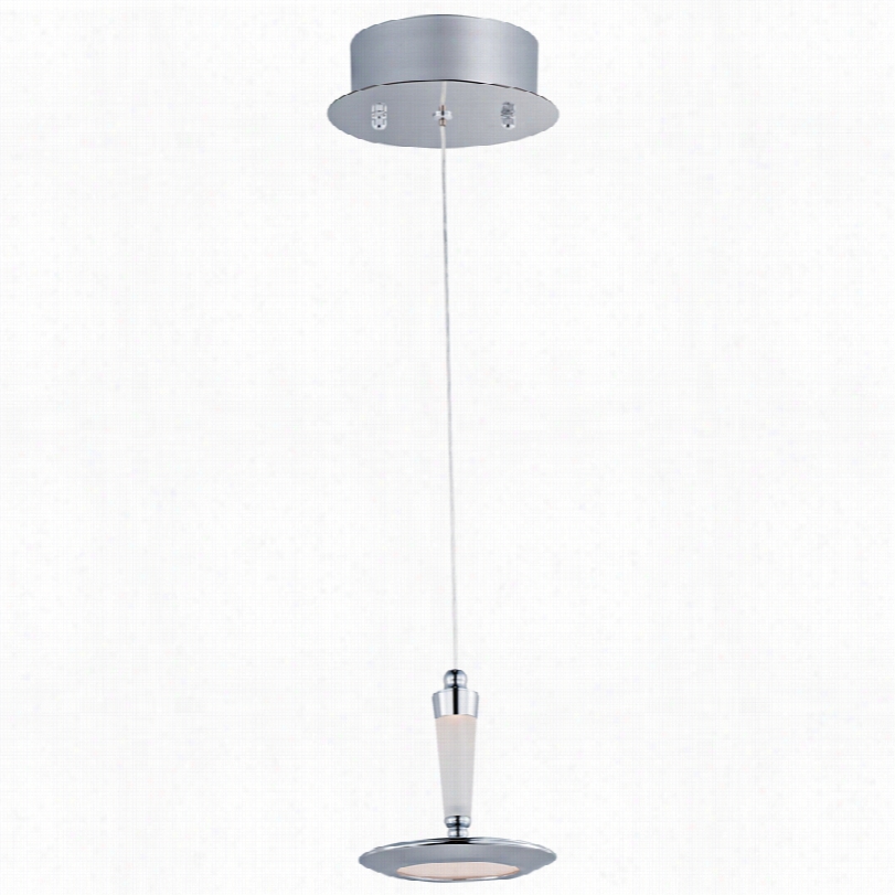 Contemporary Et2 Hilite Edge-lit Chrome 1-light Led Pendant