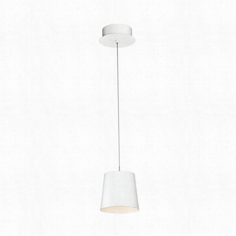 Contemporary Eurofase Borto Modern White Led Mini Pendant Light