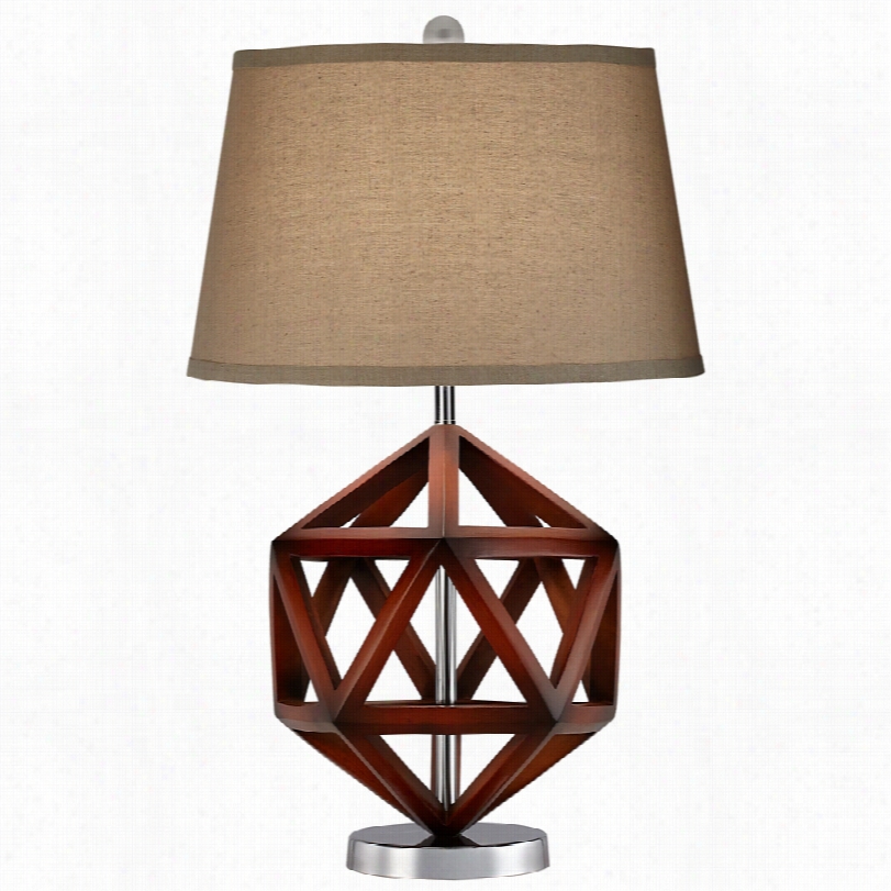 Contemporary Geodesic  Cube Modern 23-infh-h Talbelamp