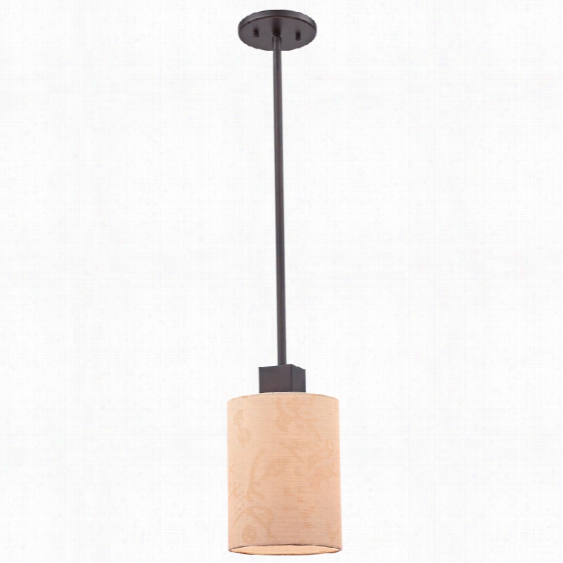 Contemporary George Kovacs Kimono Contemporary Bronze Mini Pendant Light