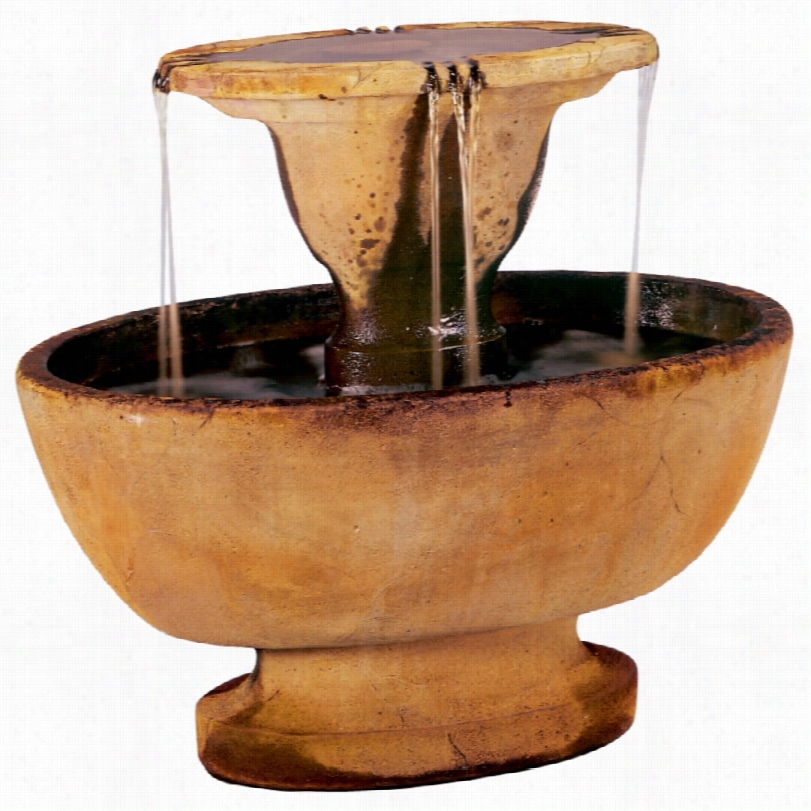 Contemporary Henri Studio Alfresco Relic Sargasso 26-inch-h Fountain