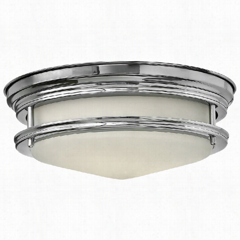 Contempoarry Hinkley Hadley 12"" Wide Chrome Ceiling Illuminate