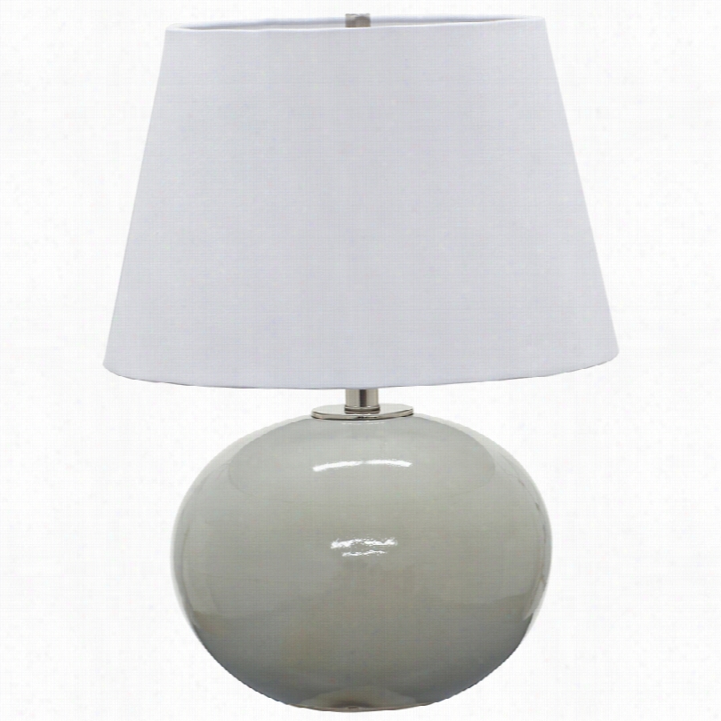 Conteemporary House Of Troy Scatchard Stoneware Gray 22-inch-h Table Lamp