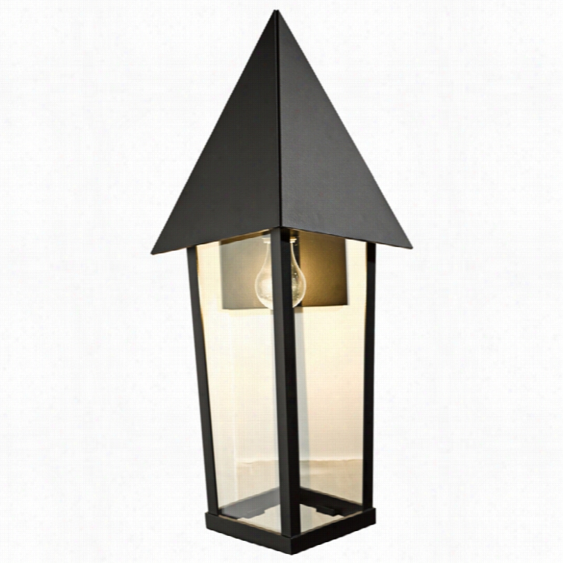 Contemporary Hubbardton Forge Elton Black 26-ich-h Outdoor Wall Light