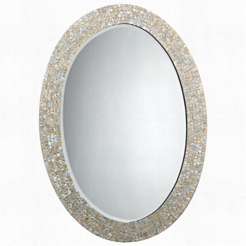 Contemporary Jamie Young Mother Of Pearl Wall Mirror-31 1/x43 1/2