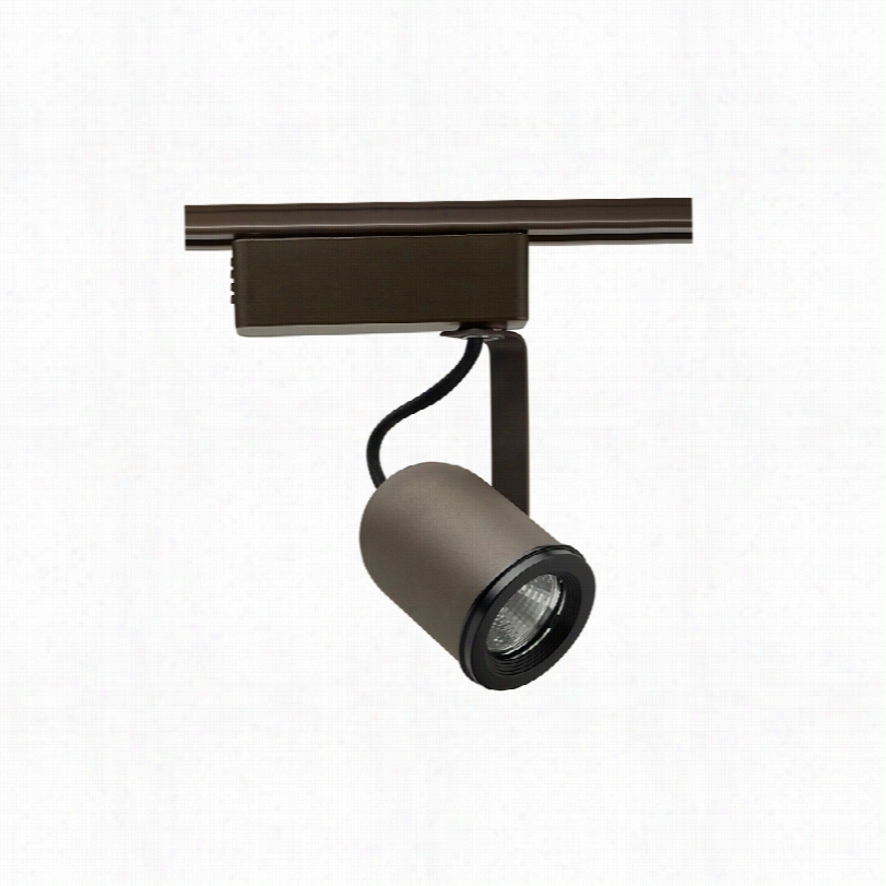 Contemporary Juno Trac-lites Bronze 50w Round Back Track Spotlight