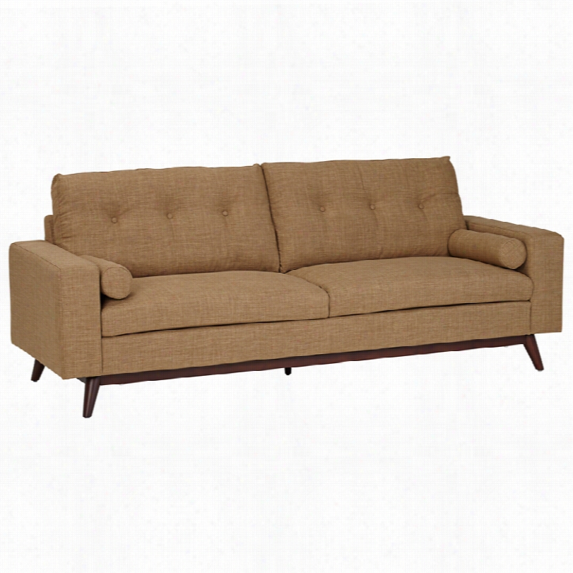 Contemporary Kimlyn Rio Taupe 3-seater Sofa