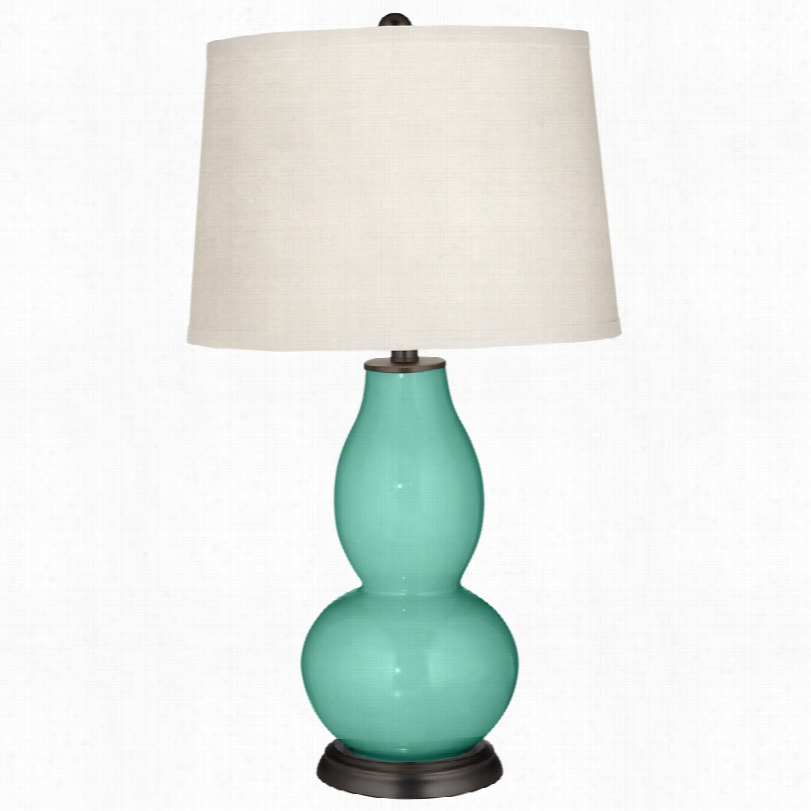 Contemporary Larchmere  With White 29 1/2-inch-h Color Plus Table Lamp