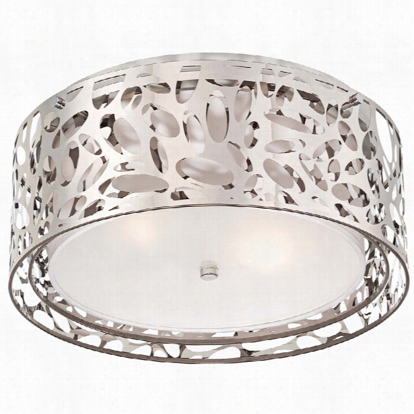 Cntemporary Layover Chrome 15 3/4-inch-w George Kovacs Ceiling Light