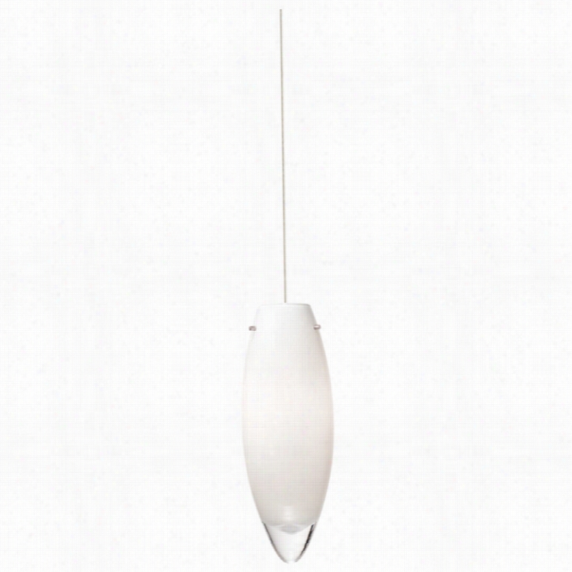 Contemporary Lbl Icicle Ii Modern Opal Glass 5 1/2-inch-w Mini Pendant