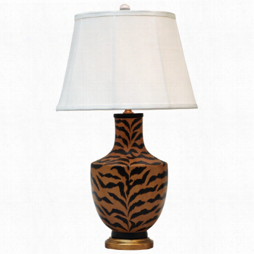 Contsmporary Le Tigre Natural Gold And Black Lacquer Port 68 Tbale Lamp