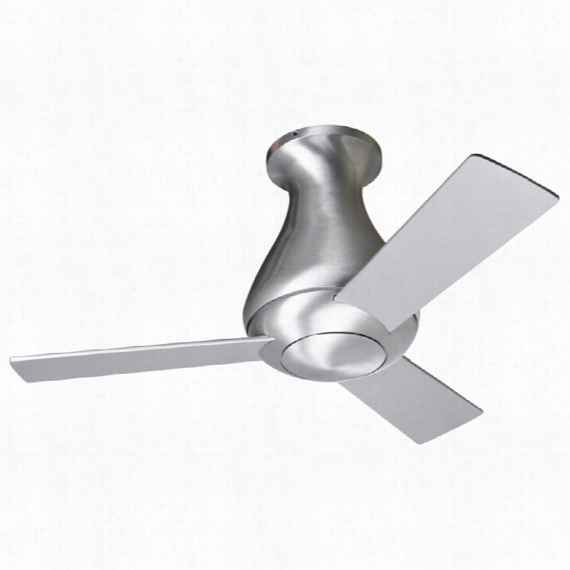 Contemporary Modern Fan Altus Hugger Remote Ceiling Fan - 36"" Aluuminum