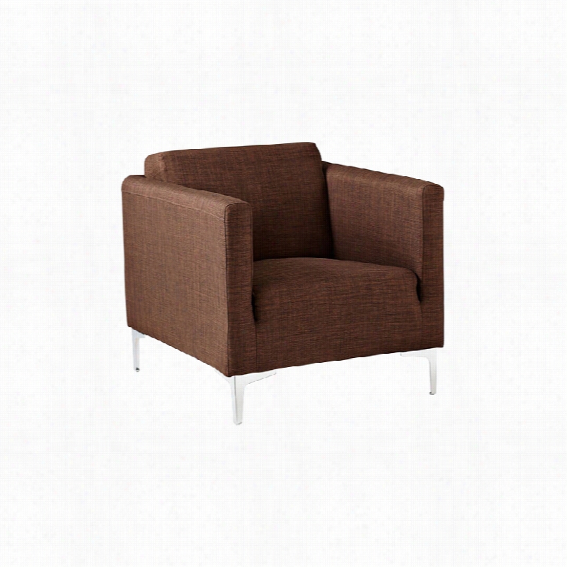 Contempor Ary Mr. Alic Odern Brown Armchair