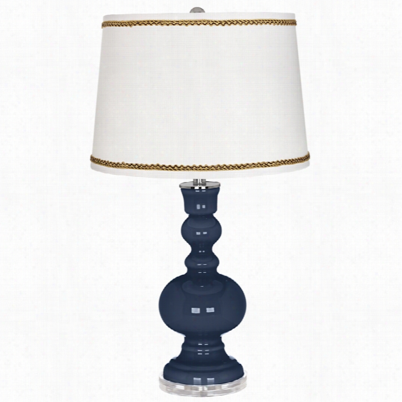 Conemporary Nautical Apothecary 30-inch-h Table Lamp With Twisy Scroll Trim