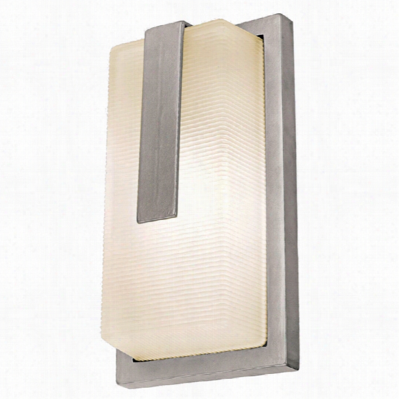 Contemporary Neptune Satin Silver 7-ich-w Access Wall Sconce