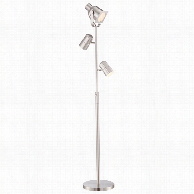 Contemporary Nuovo Modern Nickel Adjustable Opssinieuroo Floor  Lamp