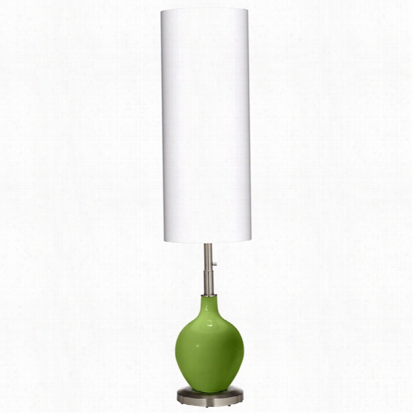 Contemporary Ovo Modern Gecko Glass 60-inch-h Floor Lamp