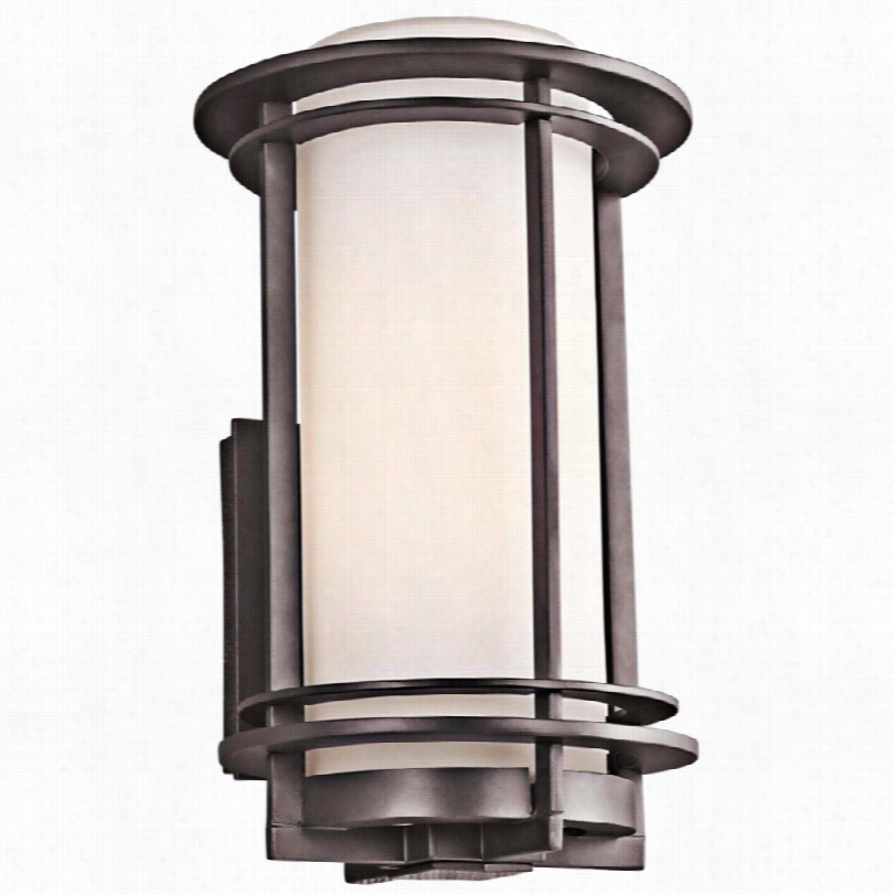 Contemporary Pacific Fringe Bronze 13-nich-h Kichler Outdoor Wall Sconce