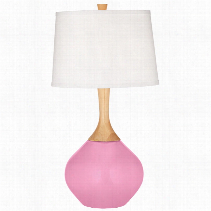 Contemporary Dim Pink Wexler 31-inch-h Table Lamp