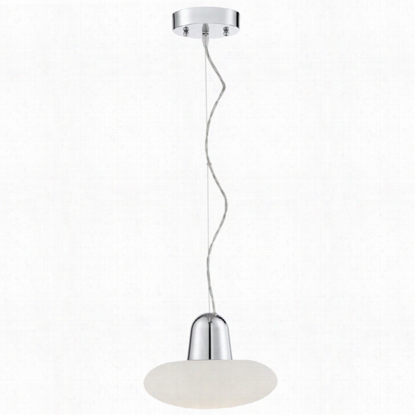 Contemporary Possini Euro Design Erlinda Frosted Glass Led Pendant Light