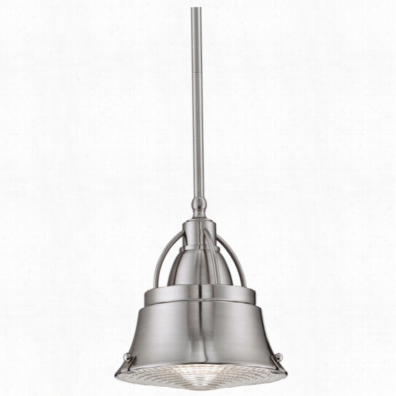 Conetmporary Quoizel C Ody Brushed Nickel 8-inch-w Mini Pendant Light